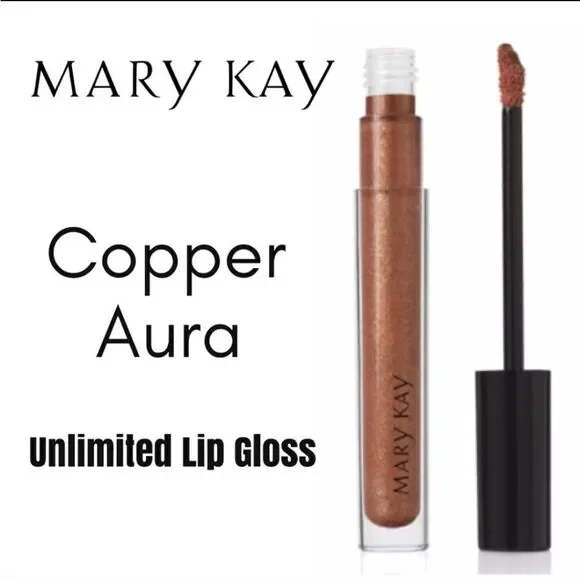 MARY KAY UNLIMITED LIP GLOSS IN COPPER AURA