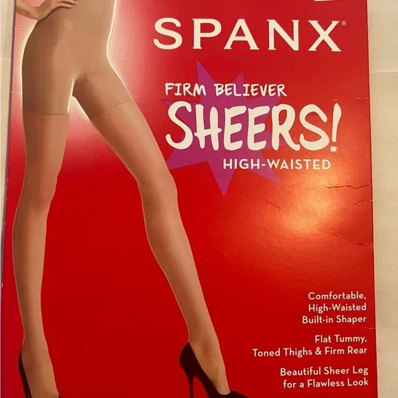 - NWT Spanx High Waist Sheers size A shade S6
