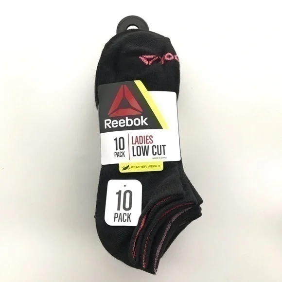 Reebok women’s low cut socks 10 pack size 4-10