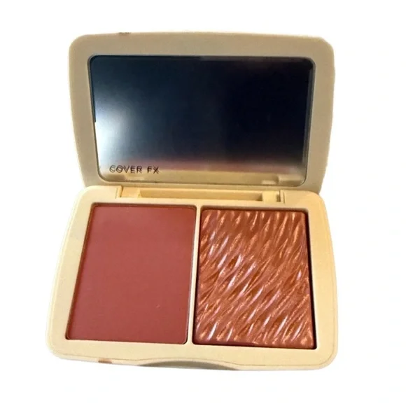 COVER FX monochromatic blush duo - spiced cinnamon