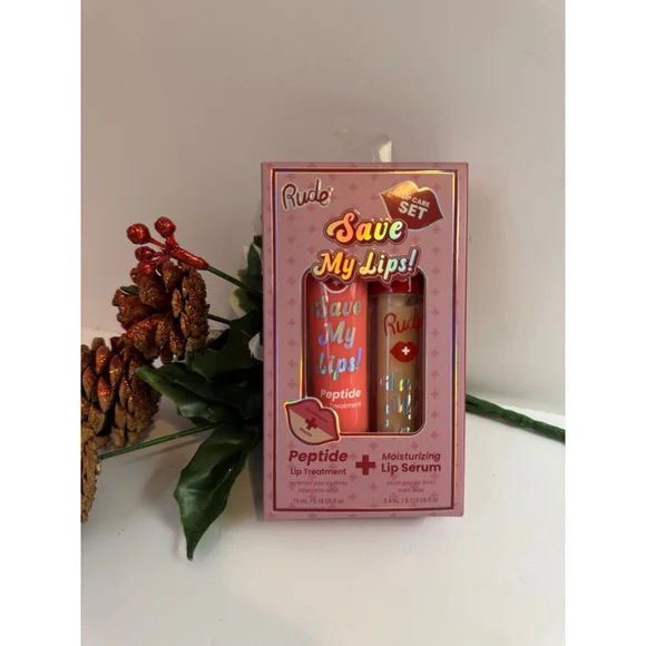 Rude “Save My Lips!” Peptide Lip Care Set