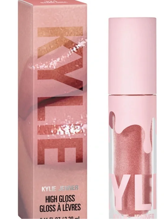 KYLIE High Gloss Lip Gloss in Shimmery Rose 324 Damn Gina