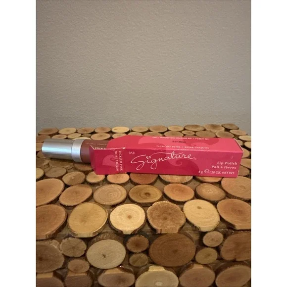 New In Box Mary Kay Signature Lip Polish Tickled Pink Full Size ~ NOS