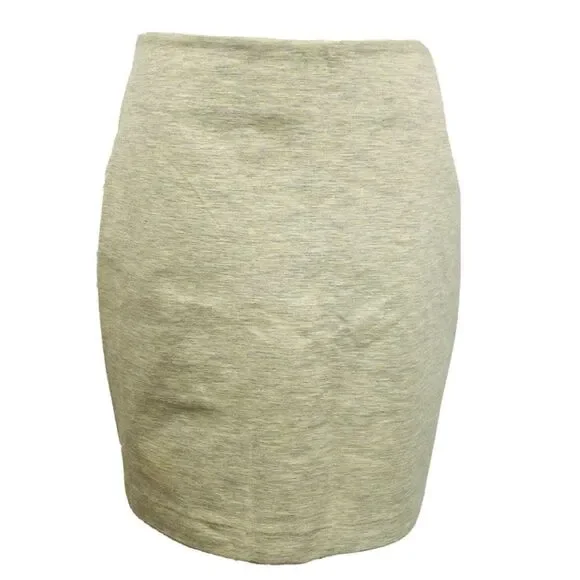 4/$20 🛍 NEW YORK & CO GRAY SPORTY Stretchy Comfy Mini Skirt