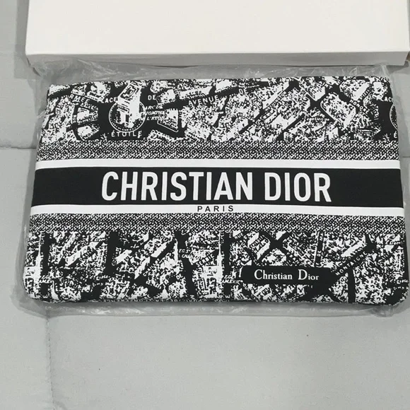 Dior Beauty Black and White Cosmetic Bag