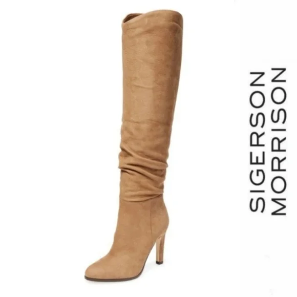 Stunning Sigerson Morrison Tan Italian Leather Boots