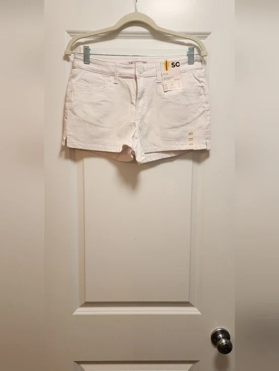 SO White Denim Jean Shorts