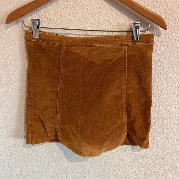 Brandy‎ Melville Tan Corduroy Skirt