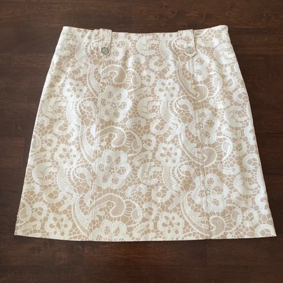 Katanya Lace Print Skirt