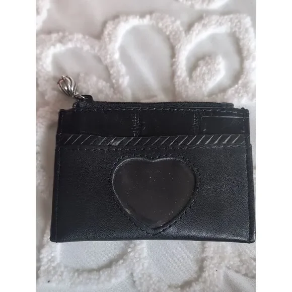 Brighton Vintage  Coin /Credit Card Wallet With Heart 🖤 Photo Frame
