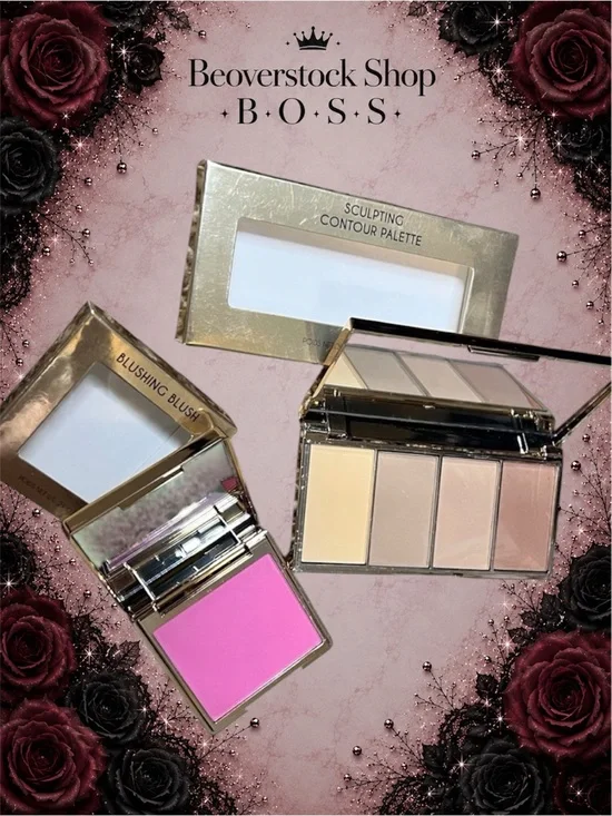 New Beau Babe Beauty Contour & Blush Set – Sculpting Palette + Blushing Blush