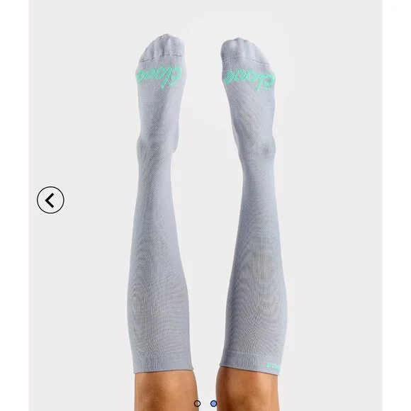 Clove Compression Socks 20-30mmHg Graduated Support Forever Blue sz Large‎ women
