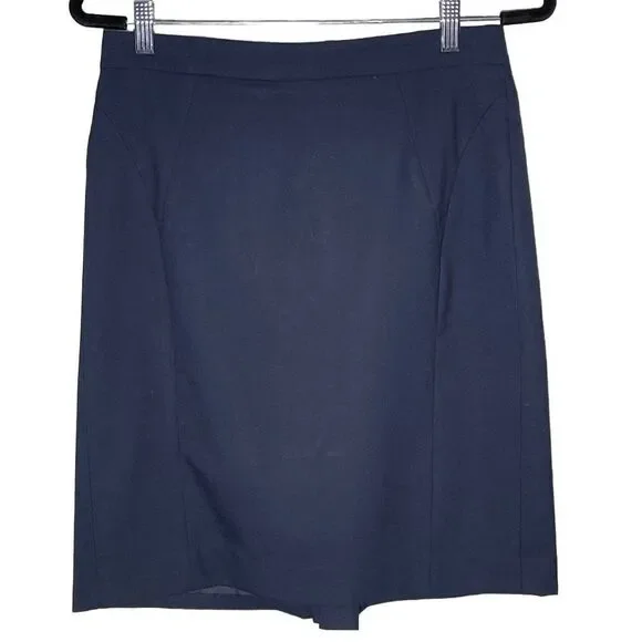 Ann Taylor Navy Pencil Skirt