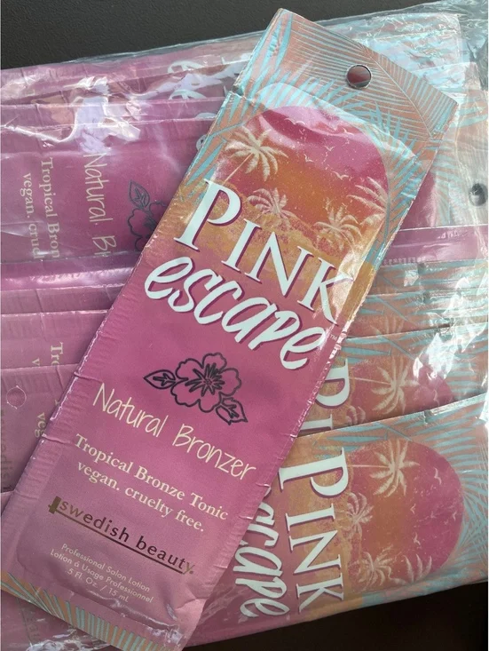 Pink Escape Natural Bronzer Tropical Bronze Tonic - Vegan, BUNDLE OF 25