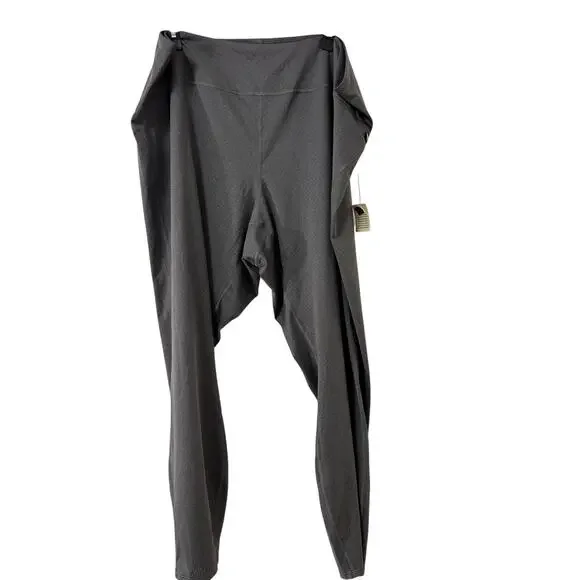 REI Co-op Midweight Base Layer Tights Leggings Women's 2XL Charcoal Heather Gray
