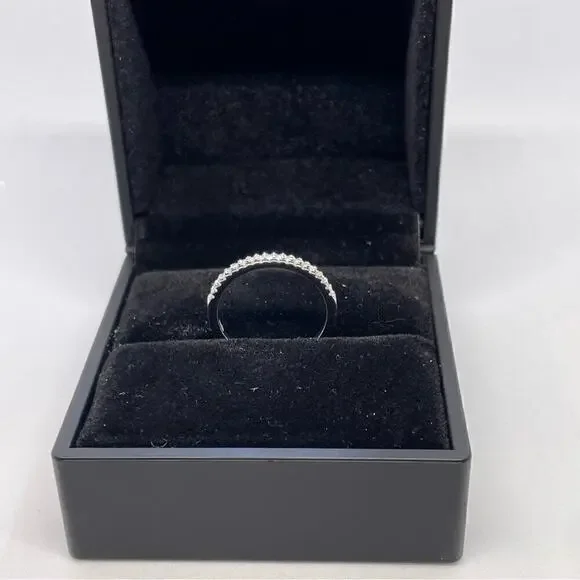 Moissanite Diamond Wedding Band Anniversary Ring GRA Certified Size 7