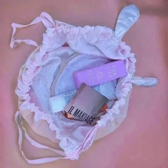 Rabbit Ear Pink Travel Bag