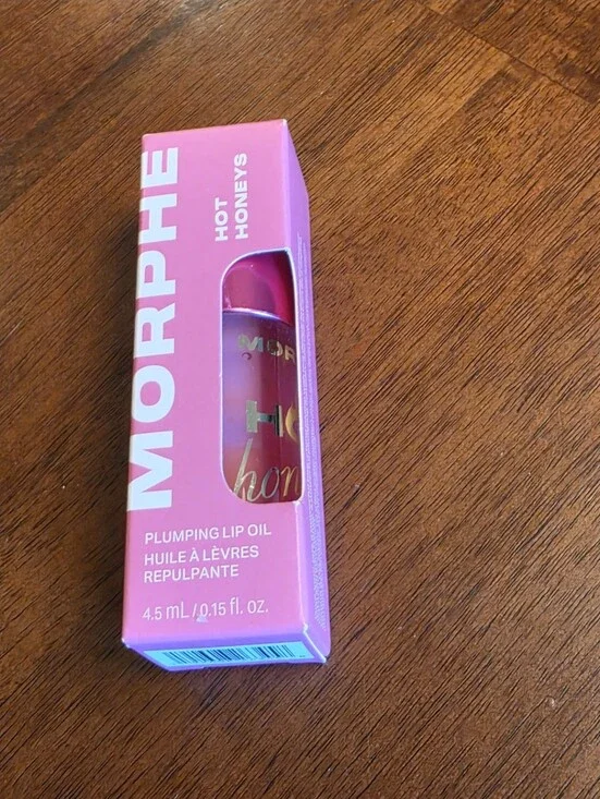 NWT 2 Morphe Hot Honeys Volumizing Lip Oil Plumper Hive Mentality & Queen Bee