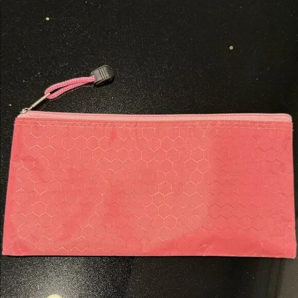 Pink Hexagon Pattern make up bag