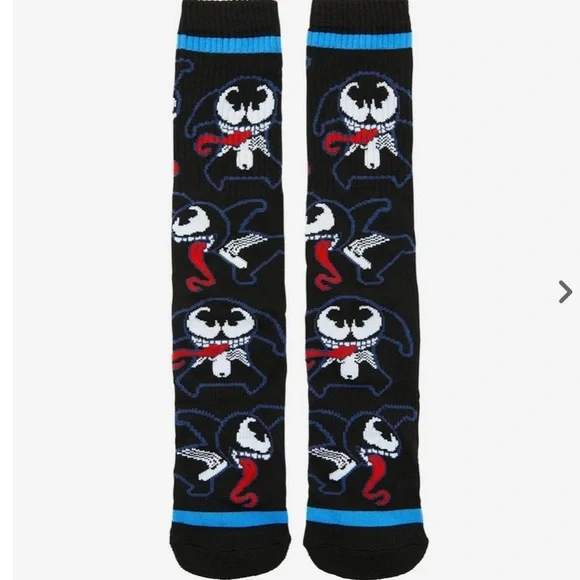 Marvel Venom‎ Chibi Allover Print Crew Socks - BoxLunch Exclusive