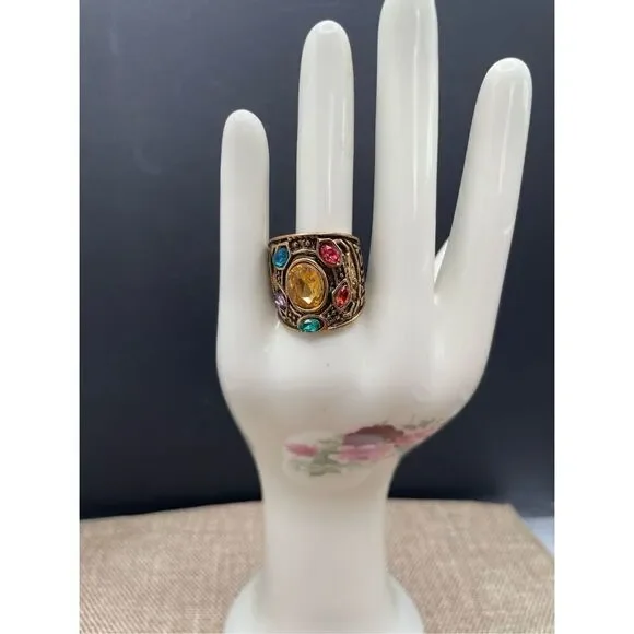 Infinity War Power Soul Stone Thanos Stones Ring Cosplay Costume Prop Unisex Siz