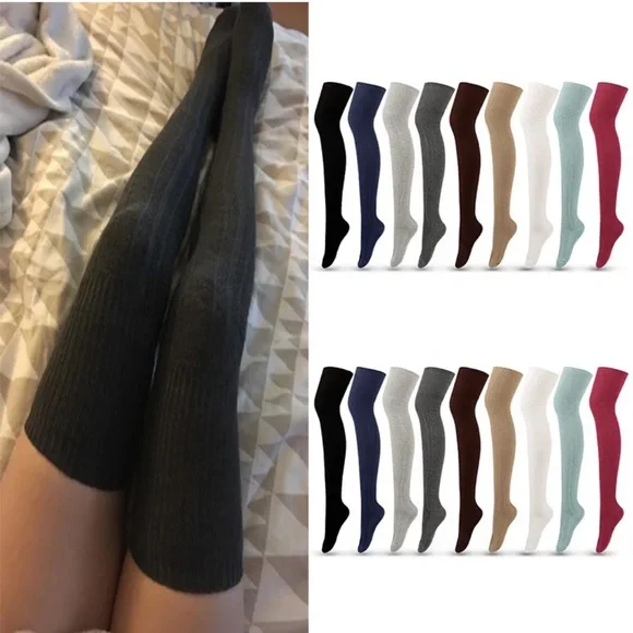 Knitted Over the Knee Socks