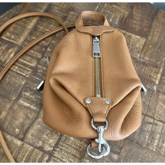 Rebecca Minkoff bag crossbody purse leather tan Brown