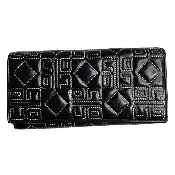 COBO BLU Black Leather Wallet