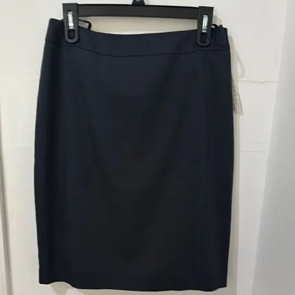ANTONIO MELANI Elegant Black Pencil Skirt .Size 8 NWT