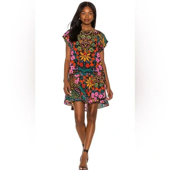 Free People Strawberry Fields Mini Dress