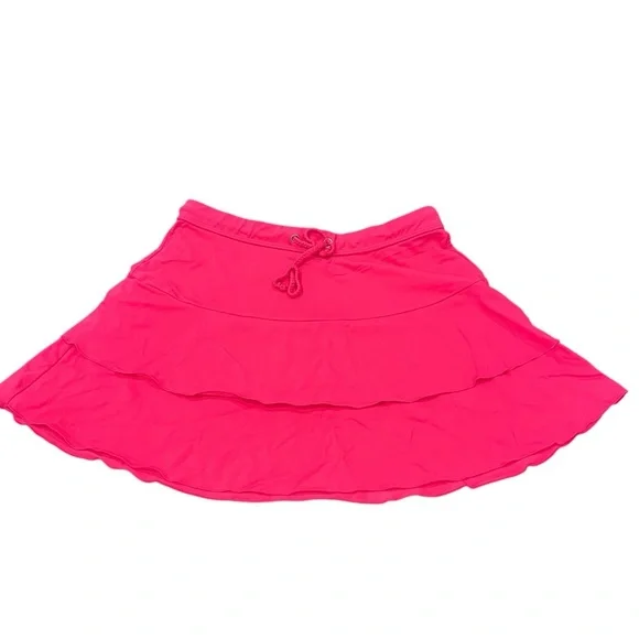 Athleta‎ Woman’s Pink Ruffle Tiered Tennis Skirt Size XS