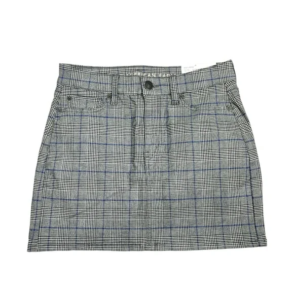 NWT American Eagle Super Stretch Hi-Rise Mini Skirt in Plaid Size 4/27W