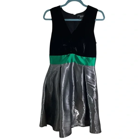 Sachin & Babi Noir Elegant Colorblock Sleeveless Dress