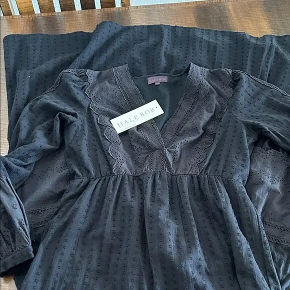 Hale Bob Charcoal Lace dress