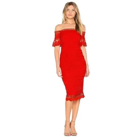 NWT Saylor x Free People Mariah Lace Dress (014)