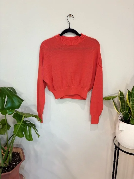 Madewell | Coral Crewneck Pullover Sweater | Size Medium