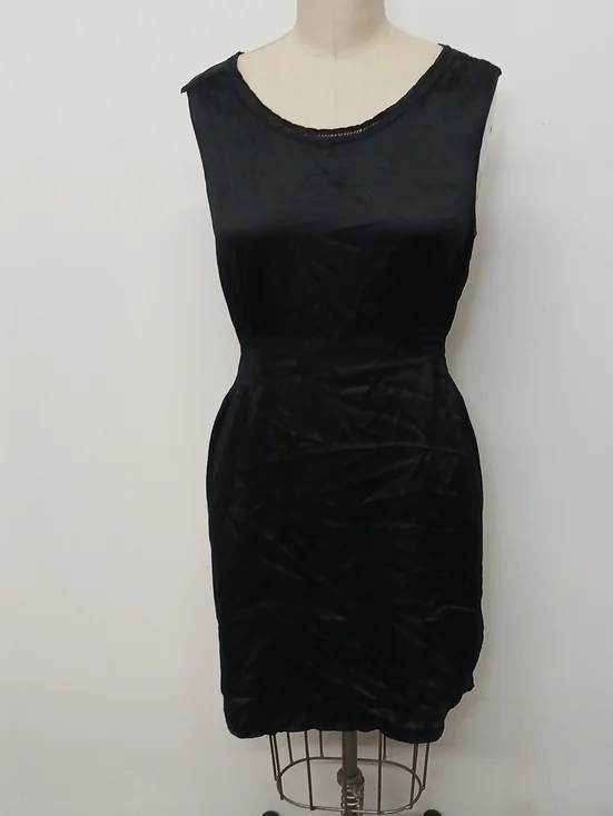 Banana Republic Black Silk Sheath Dress/ Size 10