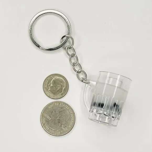 Bubble Tea with Boba Mug Keychain
