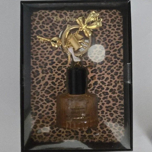 The Good Scent Fragrance Heel Purse Gold New Whipped Marshmallow Keychain Charm