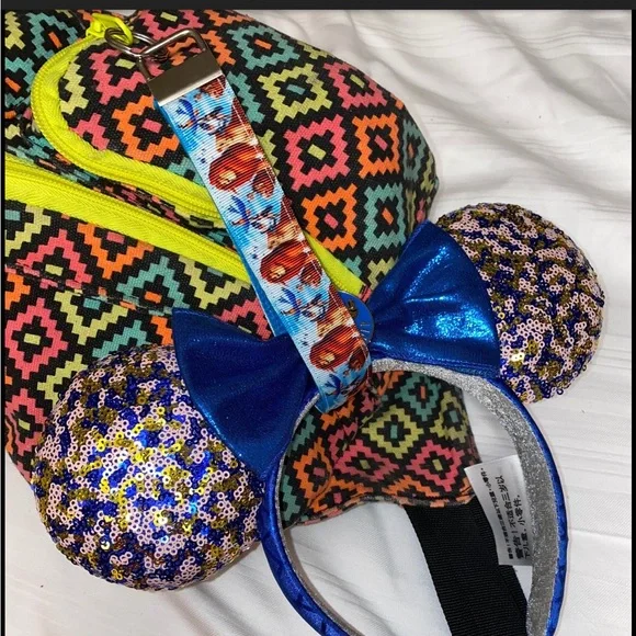 Handmade Minnie Ears holder in The Lion King design