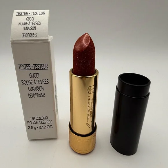 NEW TESTER CAP/BOX - Gucci Rouge à Lèvres Lunaison Lipstick - Devotion 515