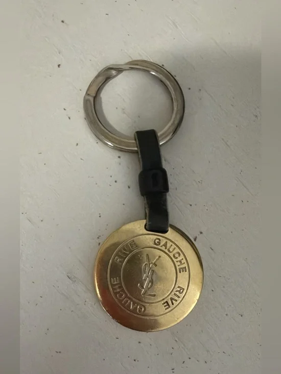 Yves Saint Laurent  Rive Gauche Vintage Rare Key chain
