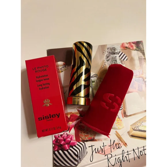 Sisley Le Phyto Rouge Long Lasting Hydration Lipstick 32 Orange Calvi 3.4G New