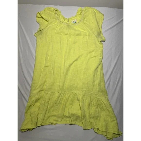 Anthropologie Selah High-Low Maxi Yellow‎ Dress Women's Size 1X Bohemian