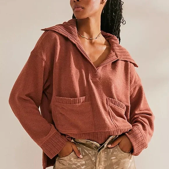 Free People Grace Pullover Sweater Slouchy Oversized size small