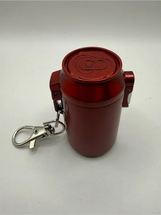 PTNKUIIY Soda Can Cigarette Pocket Keychain Ashtray, Mini Ashtray for Travel