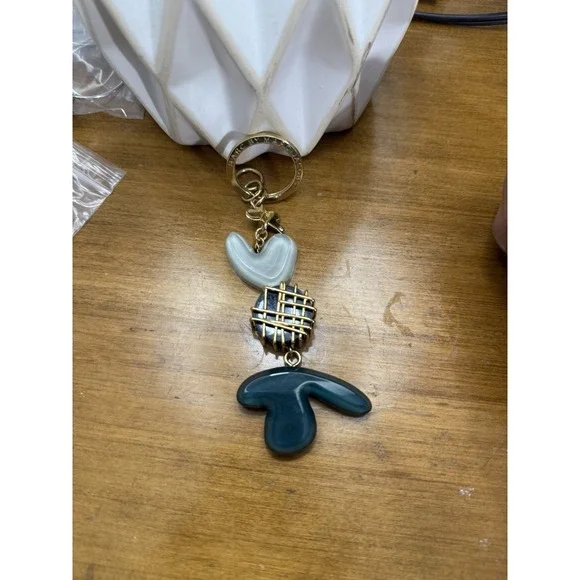 Marc Jacob's Blue and gold statement keychain