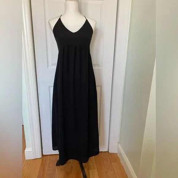 Maxi Gibson Black Dress
