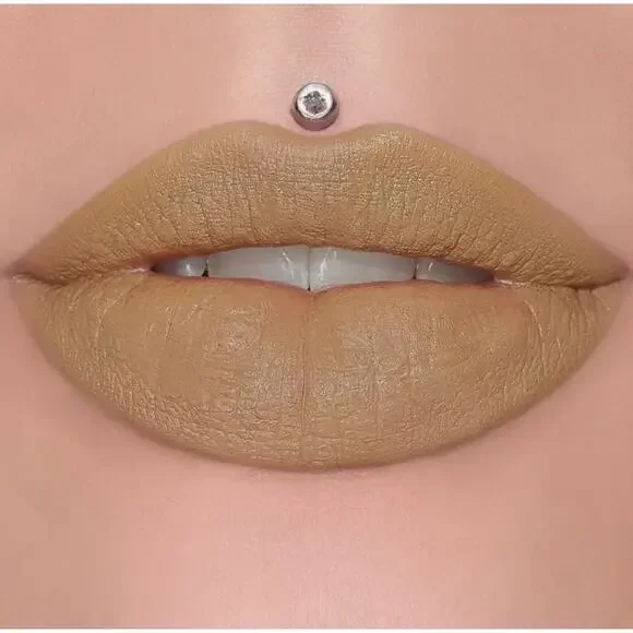 Jeffree Star Velvet Trap Unphazed Nude Olive Brown Matte Lipstick New In Box
