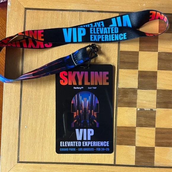Skyline 2024 VIP Lanyard and Badge